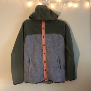 Burton burton up hooded polartec fleece